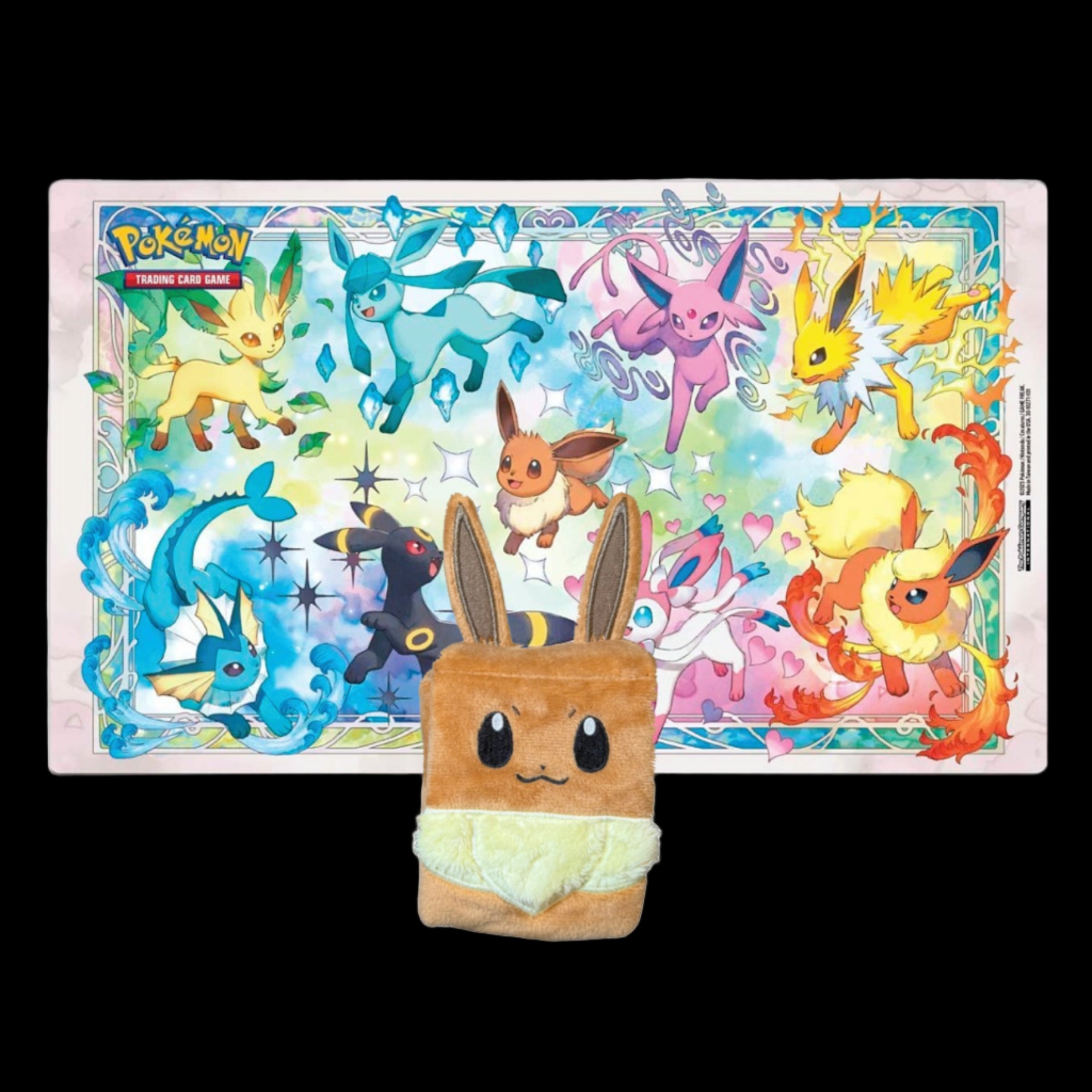 Pokémon TCG – Prismatic Evolutions Playmat & Deck Box (Accessories Only)